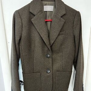 Everlane Women's Brown Wool Blazer